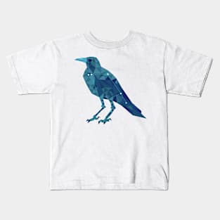 Geometric raven constellation Kids T-Shirt